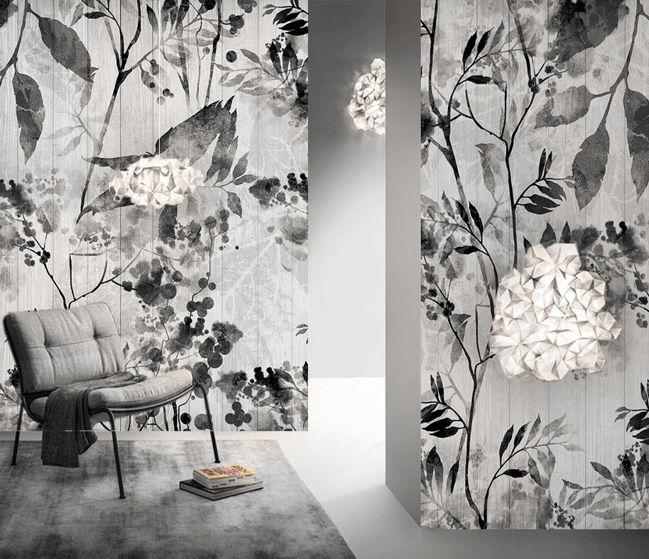 MinimalisticDecor.com-Black Trees Wallpaper Murals- High-Quality Wall Art Décor
