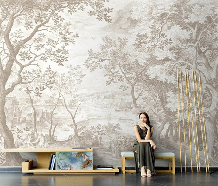 MinimalisticDecor.com-Blossom Wallpaper Mural – Enhance Your Space