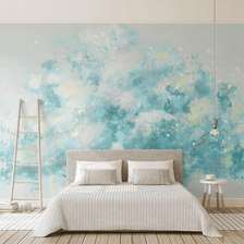 MinimalisticDecor.com-Blue Tree Theme Wallpaper Murals - Transform Your Space