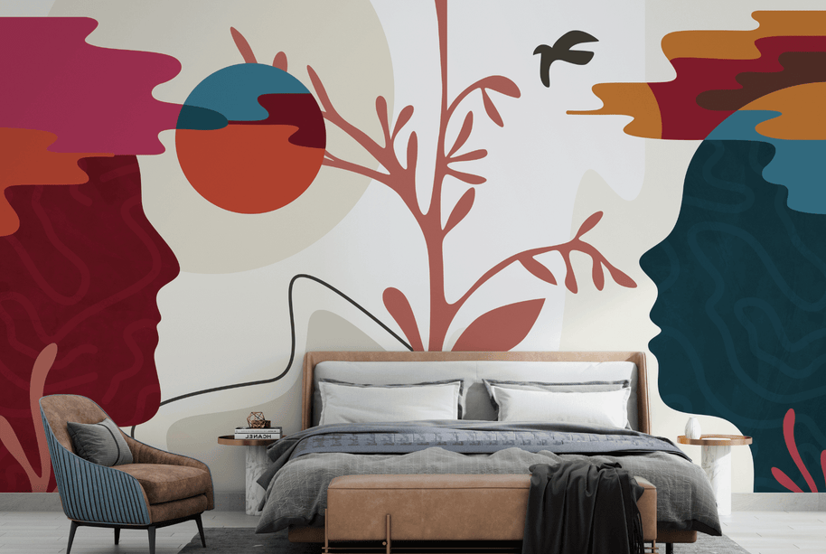 MinimalisticDecor.com-Bohemian Glory Wallpaper Mural - Transform Your Space