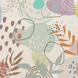 MinimalisticDecor.com-Boho Floral Wallpaper Mural: Exquisite Design