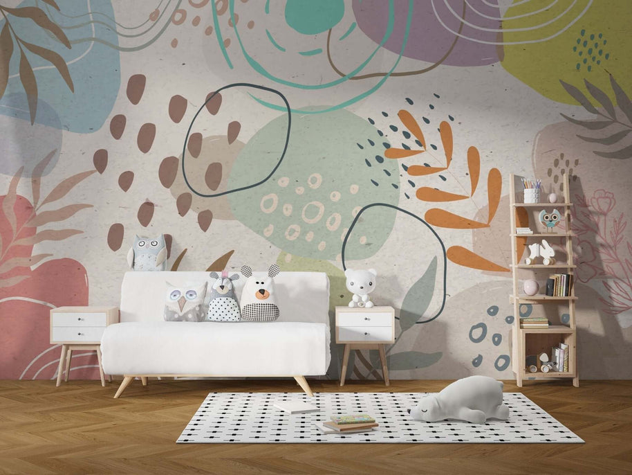 MinimalisticDecor.com-Boho Floral Wallpaper Mural: Exquisite Design