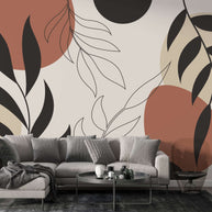 MinimalisticDecor.com-Boho Patterns Wallpaper Mural - Enhance Your Space