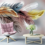 MinimalisticDecor.com-Bright Leaf Wallpaper Murals - Transform Your Space