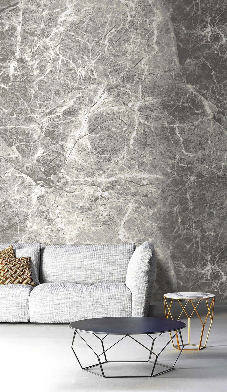 MinimalisticDecor.com-Broken Stone Texture Wallpaper Mural
