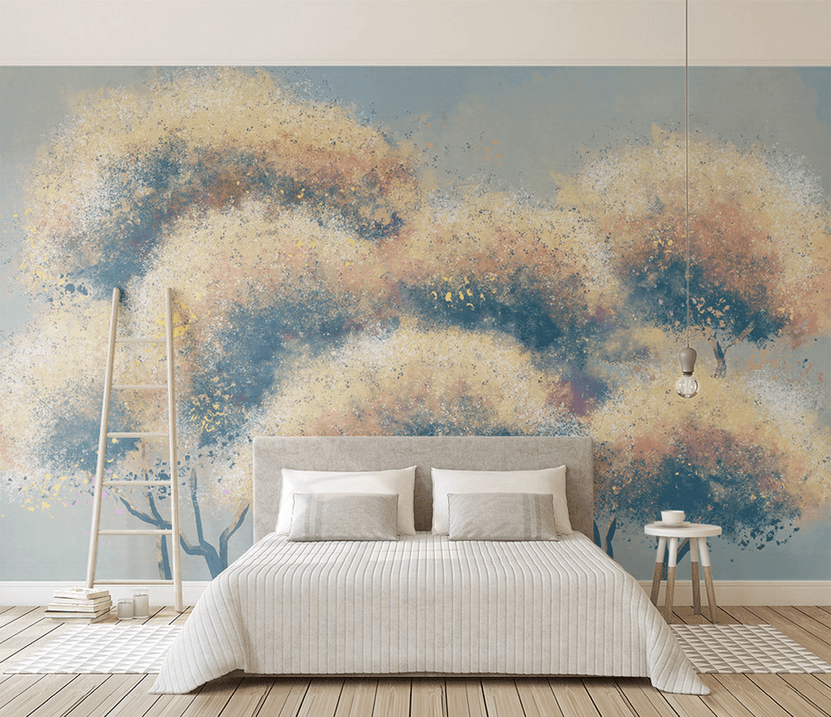MinimalisticDecor.com-Bunch of Tree Wallpaper Murals: Transform Your Space