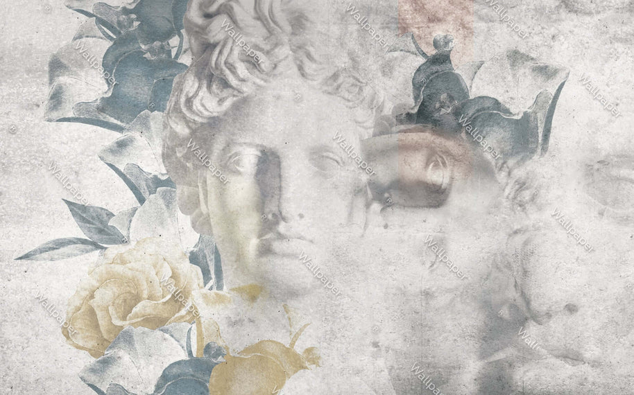 MinimalisticDecor.com-Clouds Face Wallpaper Mural - Captivating Designs for Walls