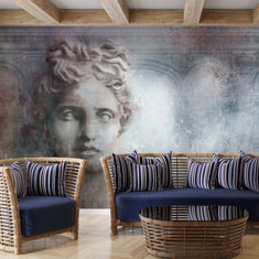 MinimalisticDecor.com-Clouds Face Wallpaper Mural: Transform Any Space