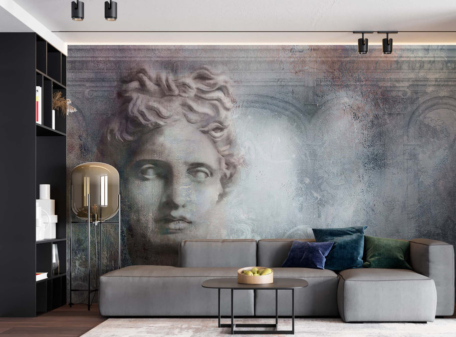 MinimalisticDecor.com-Clouds Face Wallpaper Mural: Transform Any Space