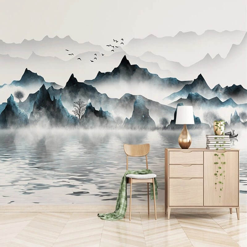 MinimalisticDecor.com-Cloudy Morning Wallpaper - Discover Serene Landscapes