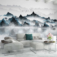 MinimalisticDecor.com-Cloudy Morning Wallpaper - Discover Serene Landscapes