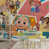 MinimalisticDecor.com-Cocomelon Wallpaper Murals: Kids Room Wall Decor