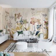 MinimalisticDecor.com-Countryside Flowers Wallpaper Mural: Enhance Your Space