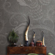 MinimalisticDecor.com-Dark Gray Scones Shadow Wallpaper Mural