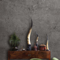 MinimalisticDecor.com-Dark Gray Stone Luxe Wallpaper Mural