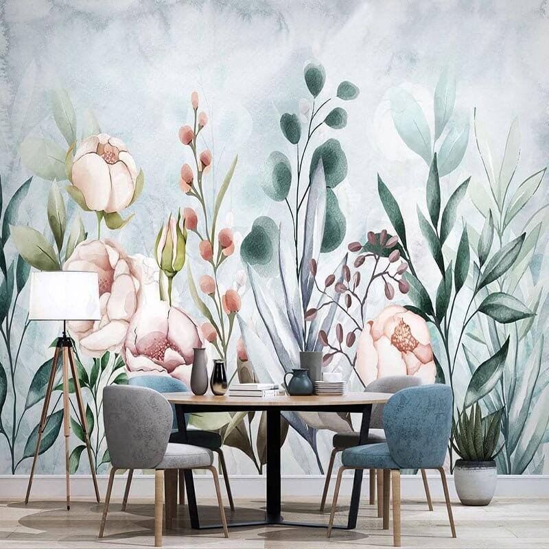 MinimalisticDecor.com-Deep Florals Wallpaper - Exquisite and Elegant Design