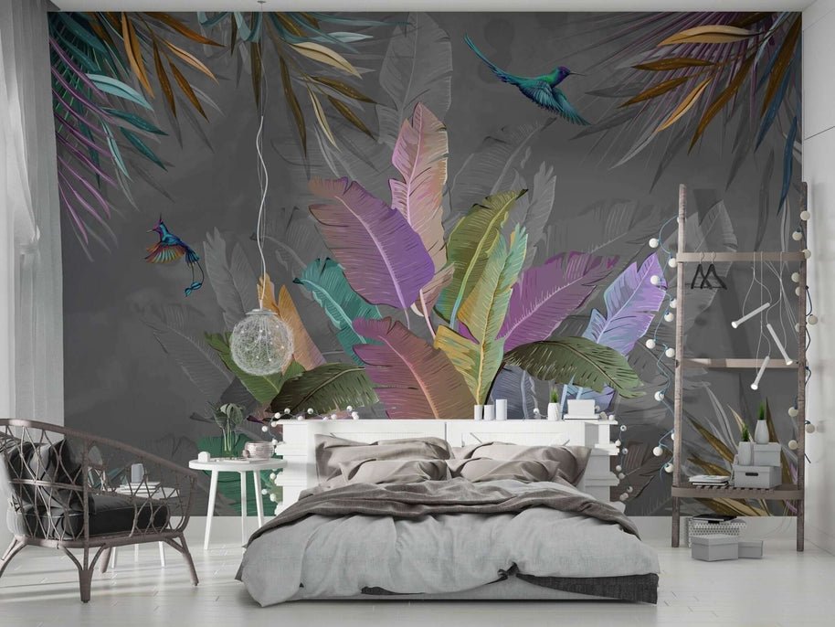 MinimalisticDecor.com-Deep Forest Wallpaper Mural - High-Quality Nature Wall Art