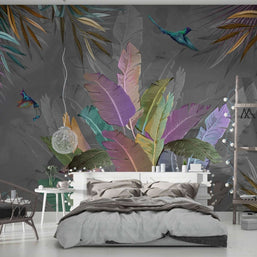 MinimalisticDecor.com-Deep Forest Wallpaper Mural - High-Quality Nature Wall Art