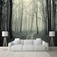 MinimalisticDecor.com-Deep Forest Wallpaper: Tranquil Nature Scenes for Your Walls