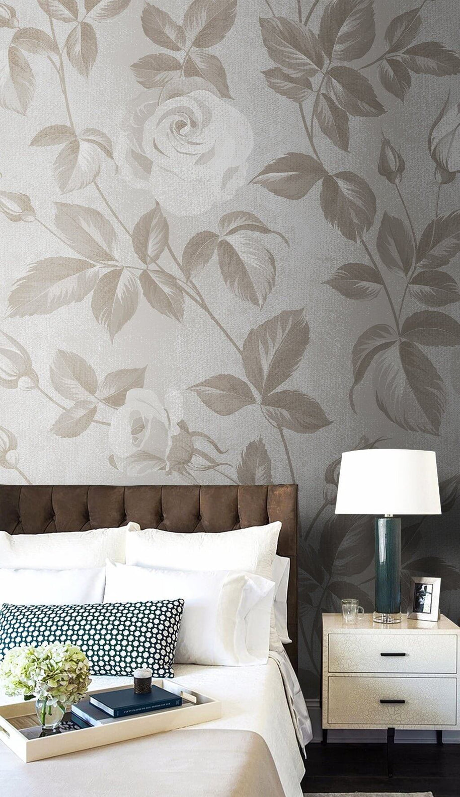MinimalisticDecor.com-Delight Leaves Wallpaper Mural
