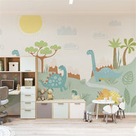 MinimalisticDecor.com-Dino Wallpaper: Bring Prehistoric Appeal to Your Space