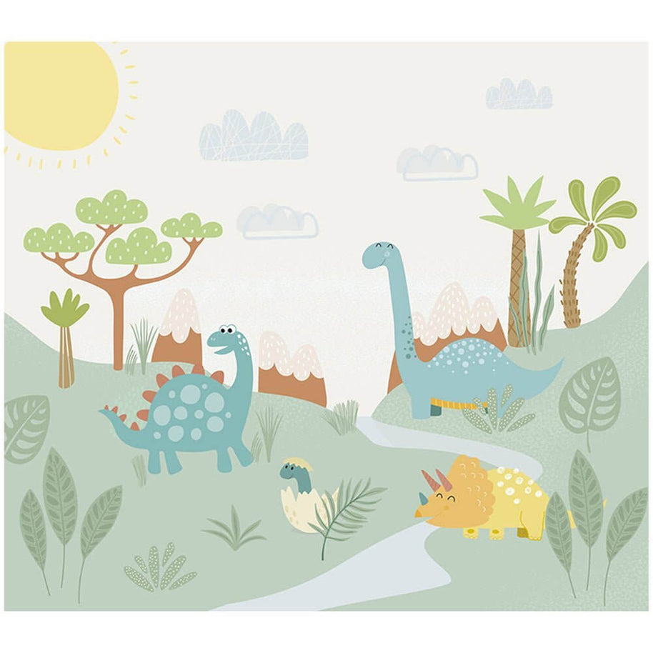 MinimalisticDecor.com-Dino Wallpaper: Bring Prehistoric Appeal to Your Space