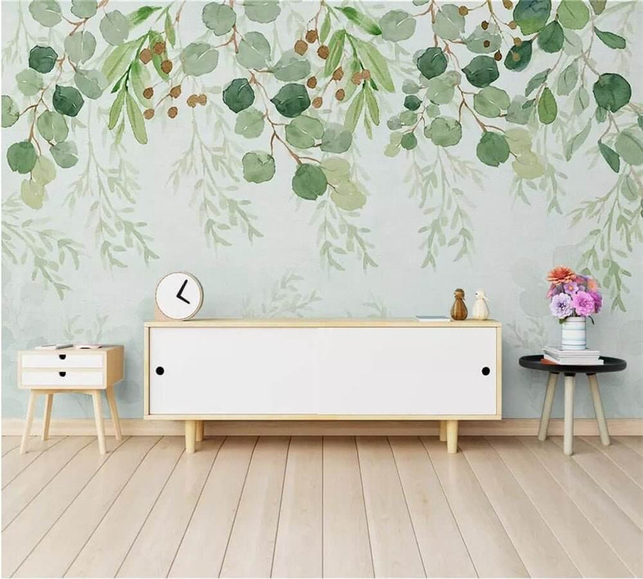 MinimalisticDecor.com-Eucalyptus Wallpaper: Refresh Your Space with Nature