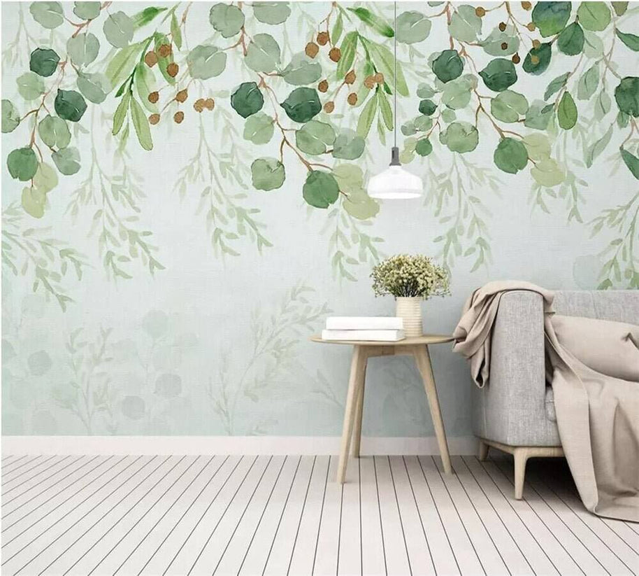 MinimalisticDecor.com-Eucalyptus Wallpaper: Refresh Your Space with Nature