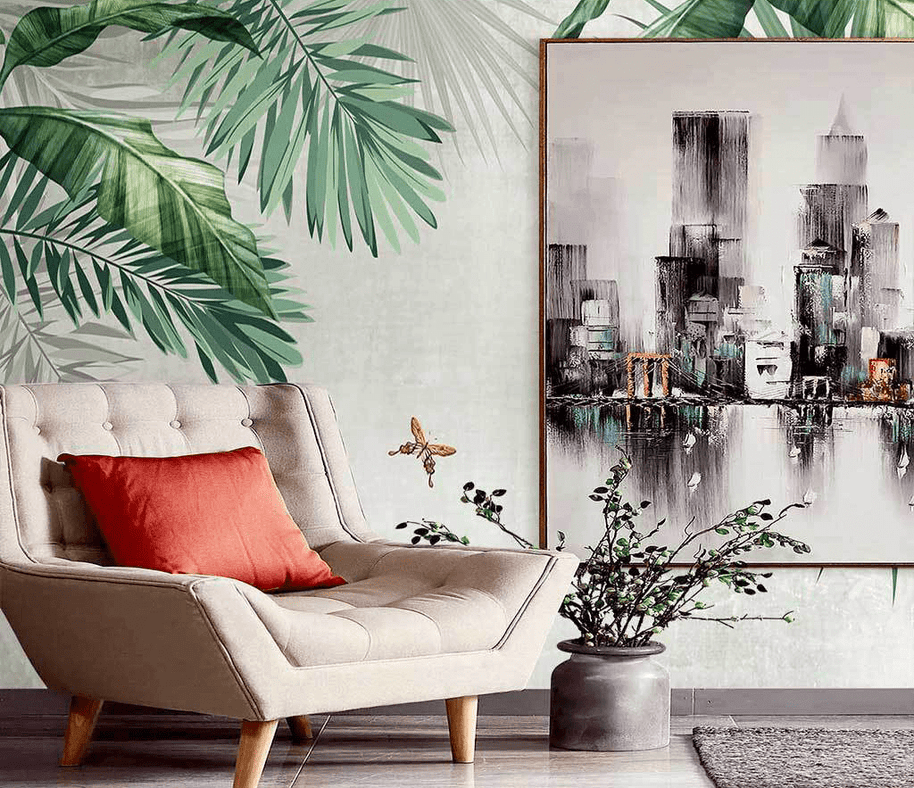 MinimalisticDecor.com-Find Your Paradise - Tropical Wallpaper Murals