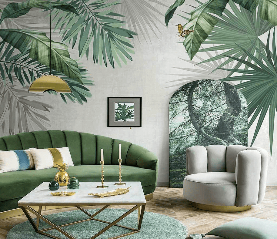 MinimalisticDecor.com-Find Your Paradise - Tropical Wallpaper Murals