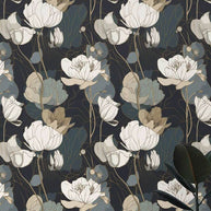 MinimalisticDecor.com-Floral Ambience Wallpaper Mural