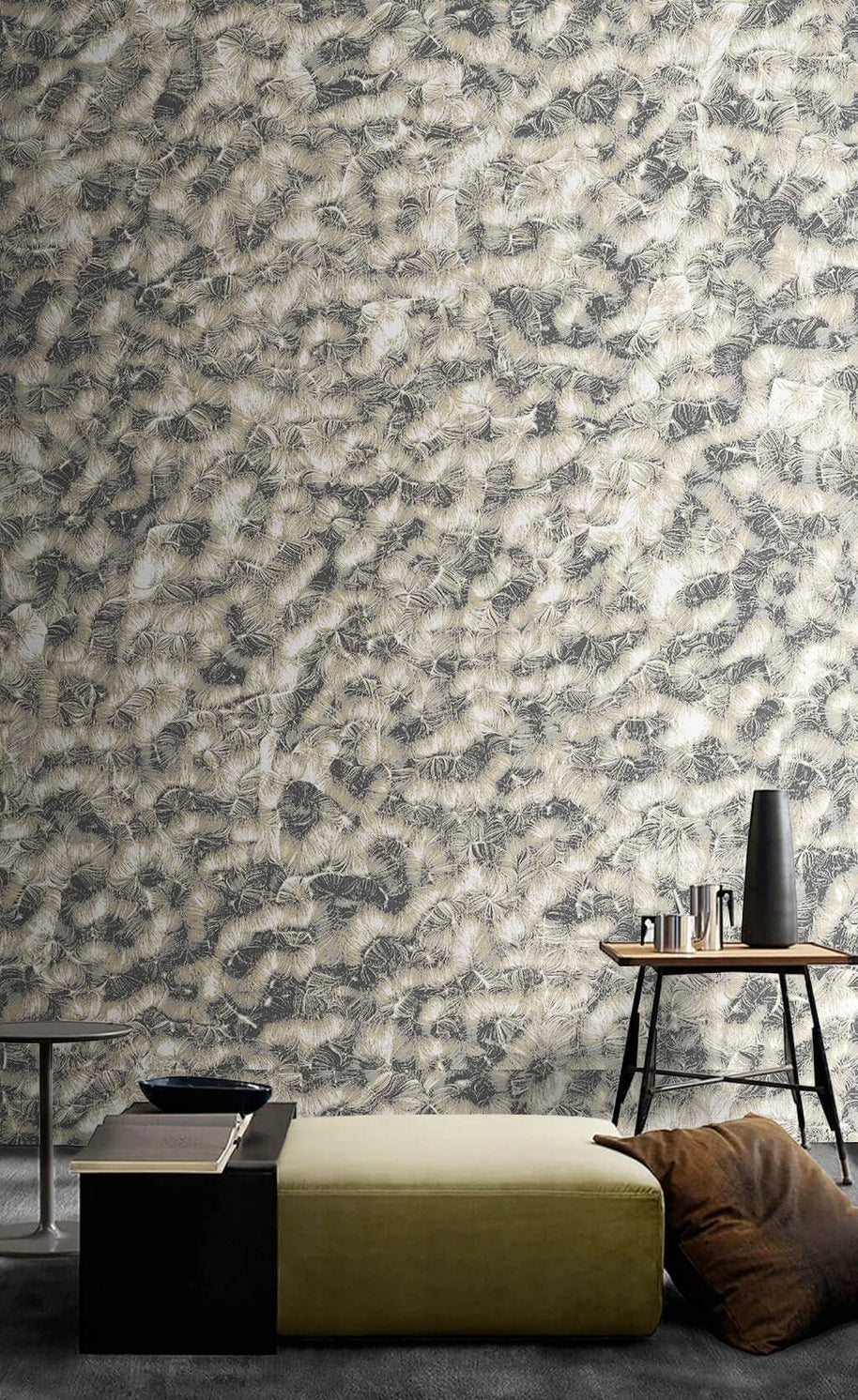 MinimalisticDecor.com-Floral Geranium Wallpaper Mural