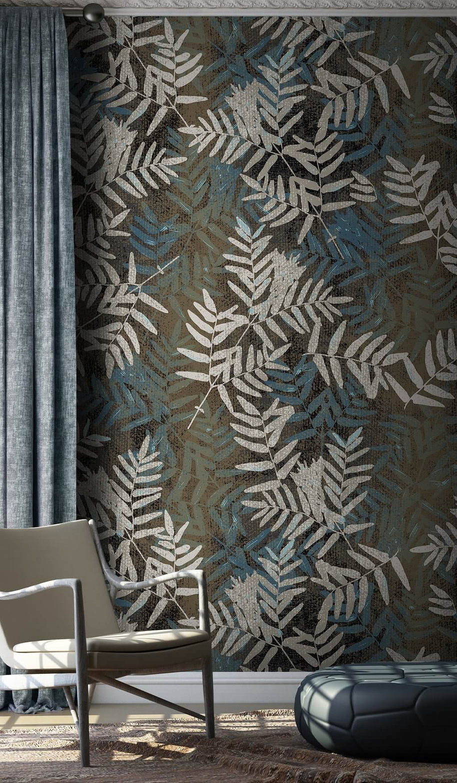 MinimalisticDecor.com-Floral Legacy Wallpaper Mural