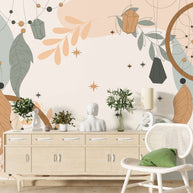 MinimalisticDecor.com-Floral Magic Wallpaper Mural: Transform Your Space