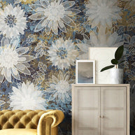 MinimalisticDecor.com-Floral Meet Wallpaper Mural