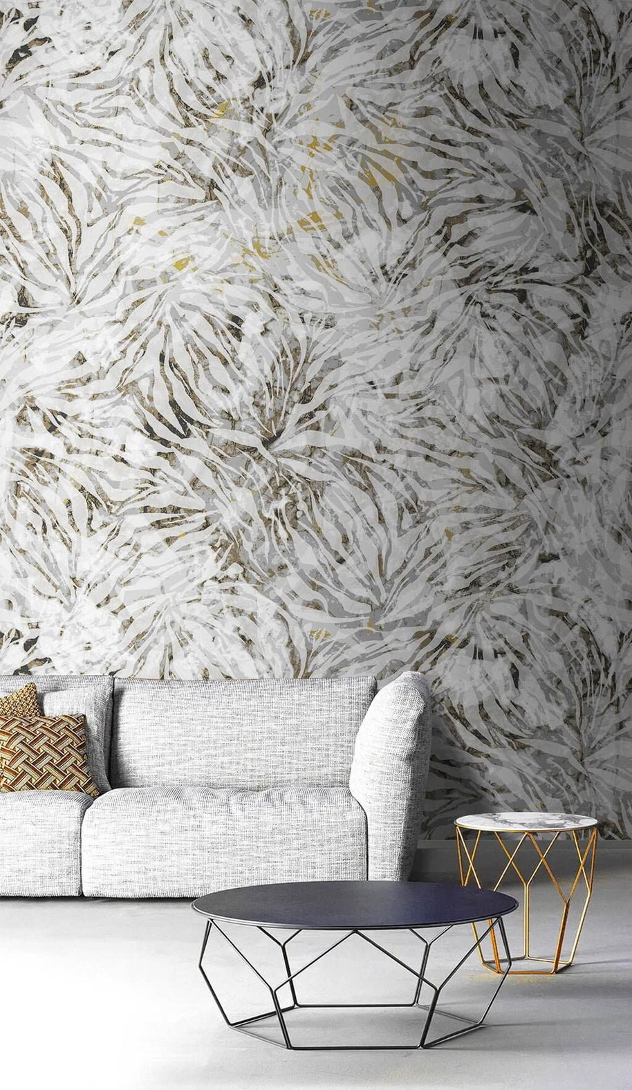 MinimalisticDecor.com-Floral Queen Elegance Wallpaper Mural