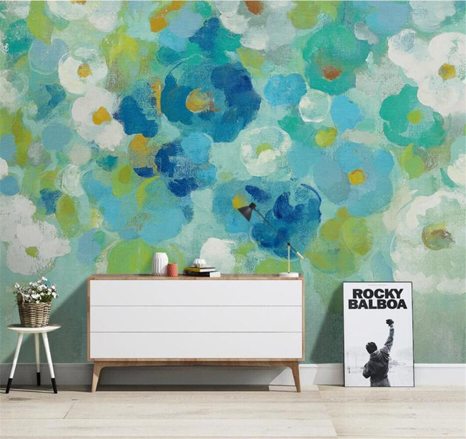 MinimalisticDecor.com-Flower Theme Wallpaper Mural: Stunning and Vibrant Designs