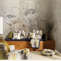MinimalisticDecor.com-Flowers Wallpaper Mural: Vibrant Floral Designs for Walls