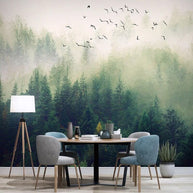 MinimalisticDecor.com-Forest Birds Wallpaper: Stunning Nature Design