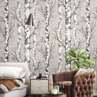 MinimalisticDecor.com-Forest Wallpaper: Stunning Nature Scene Mural