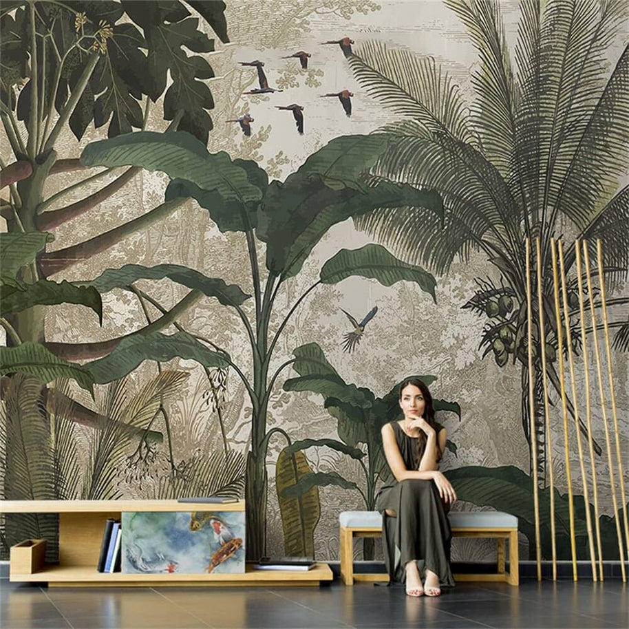 MinimalisticDecor.com-Forest Wallpaper - Transform Your Space with Nature's Beauty