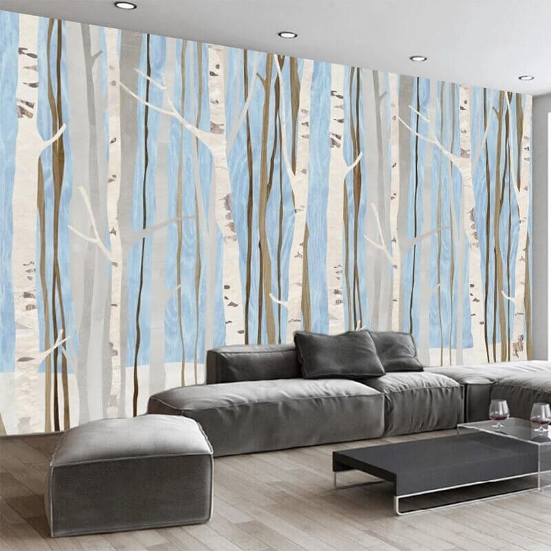 MinimalisticDecor.com-Forest Woods Wallpaper for Home Wall Decor