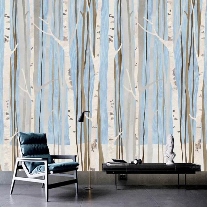 MinimalisticDecor.com-Forest Woods Wallpaper for Home Wall Decor