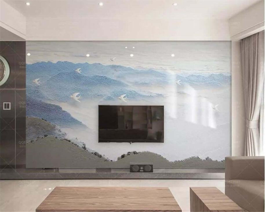 MinimalisticDecor.com-Frozen Coastline Wallpaper Mural - Stunning Wall Decor