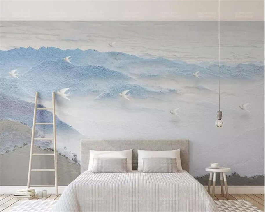 MinimalisticDecor.com-Frozen Coastline Wallpaper Mural - Stunning Wall Decor