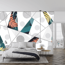 MinimalisticDecor.com-Geometric Circle Wallpaper Murals – Transform Your Space