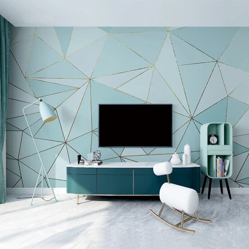MinimalisticDecor.com-Geometric Golden Lines Wallpaper for Home Wall Decor