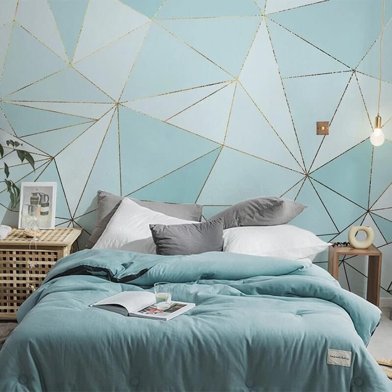 MinimalisticDecor.com-Geometric Golden Lines Wallpaper for Home Wall Decor