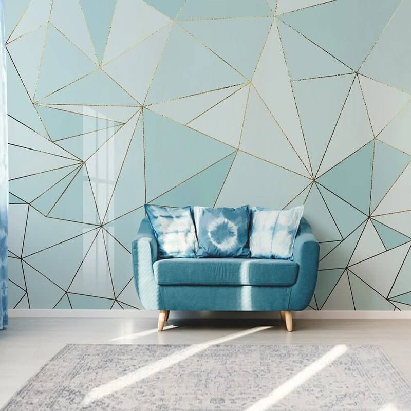 MinimalisticDecor.com-Geometric Golden Lines Wallpaper for Home Wall Decor