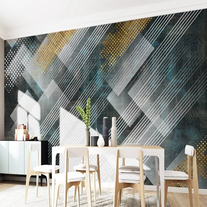 MinimalisticDecor.com-Geometric Lines Wallpaper for Home Wall Decor